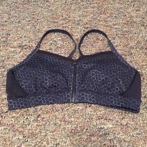 Zip front Lululemon sports bra